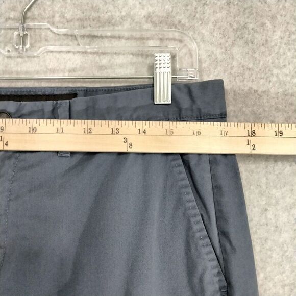 Marc Anthony Mens Size 34W x 29L Blue Khaki Chino Flat Front Pants Workwear - Picture 6 of 11